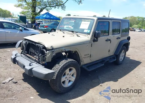 2018 Jeep Wrangler Jk Unlimited Sport S 4X4 from USA, damaged, VIN 1C4BJWDGXJL803415